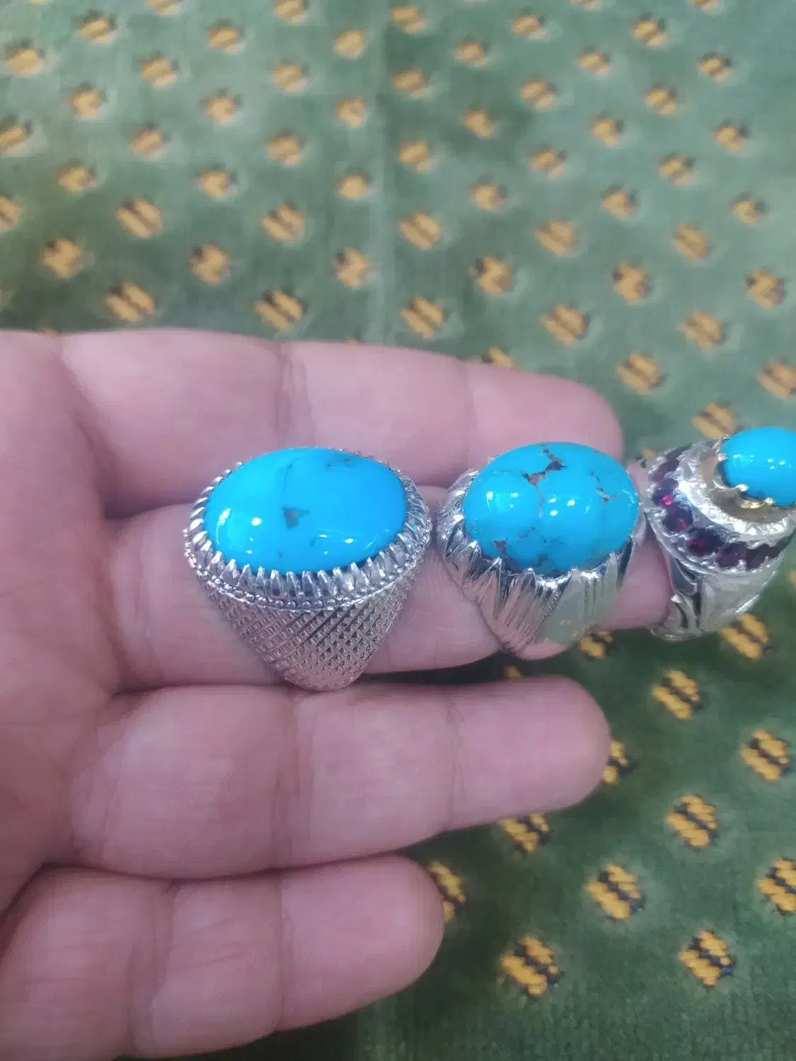 انگشتر فیروزه نیشابوری|جواهرات|قم, ارم|دیوار