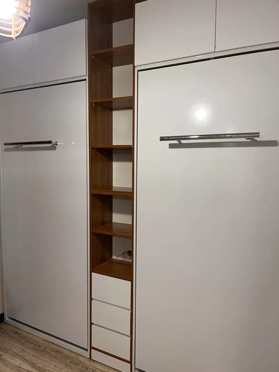 تخت تاشو و کتابخانه|تخت و سرویس خواب|تهران, افسریه شمالی|دیوار