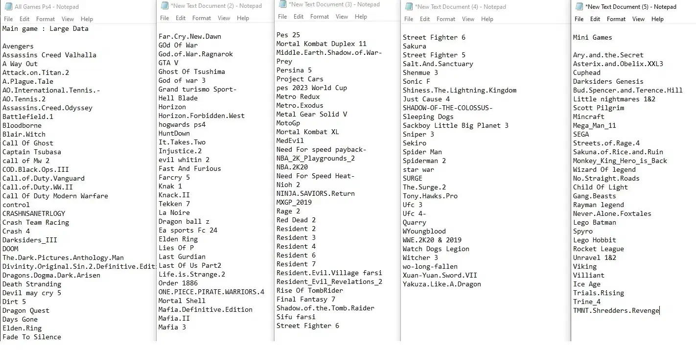 بازی های کپیخور ps4|کنسول، بازی ویدئویی و آنلاین|مشهد, ایثارگران|دیوار
