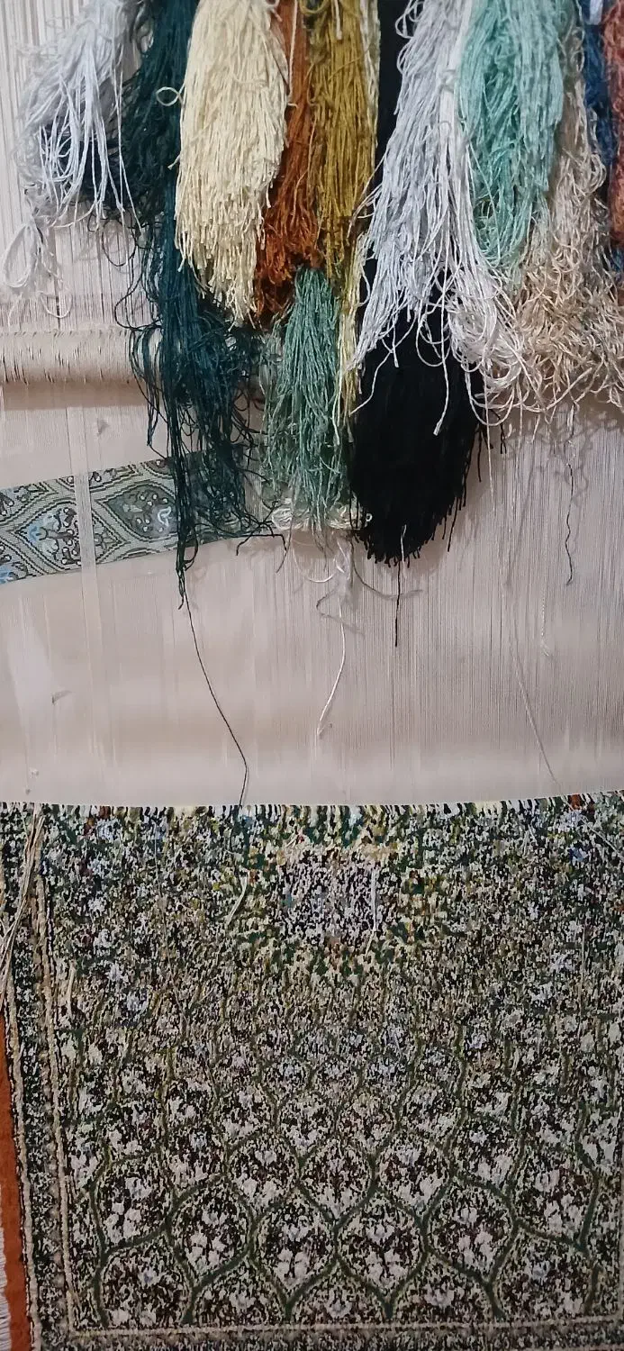 فرش ابریشم رو پشتی|تابلو فرش|زنجان, |دیوار