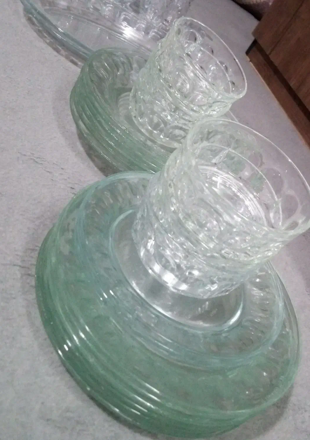 سری شیشه ای وسایل آشپزخانه|ظروف سرو و پذیرایی|کوهدشت, |دیوار