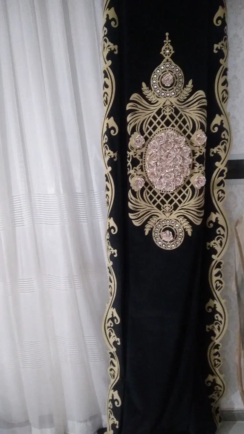 کنار پرده ای|پرده، رانر، رومیزی|الیگودرز, |دیوار