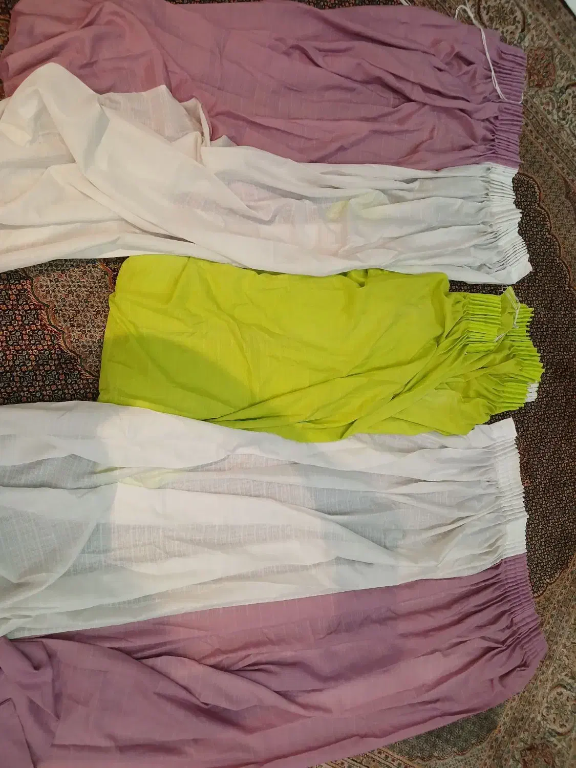 پرده جنس نازلی|پرده، رانر، رومیزی|کرج, حصارک بالا|دیوار