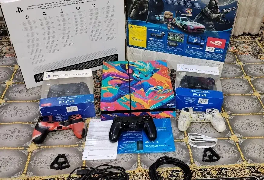 PS4 500 gig سه دسته درحد نو|کنسول، بازی ویدئویی و آنلاین|تاکستان, |دیوار