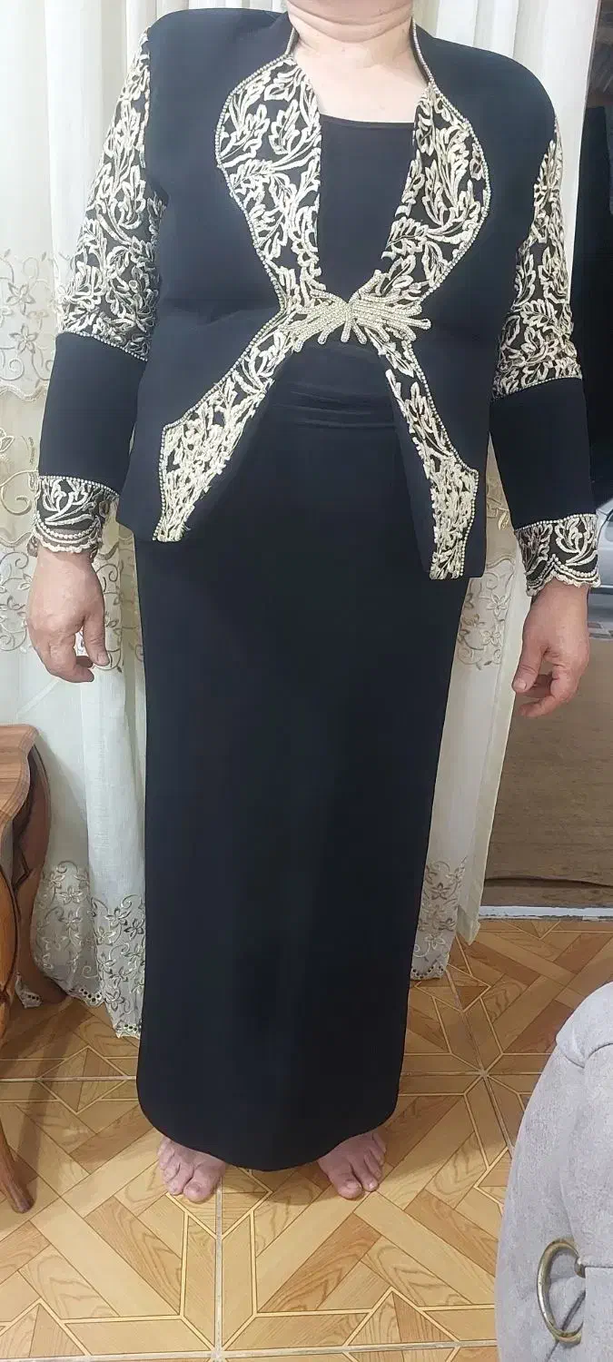 لباس مجلسی شیک فقط یک بار پوشیده شده سایز ۴۸|لباس|ملارد, |دیوار