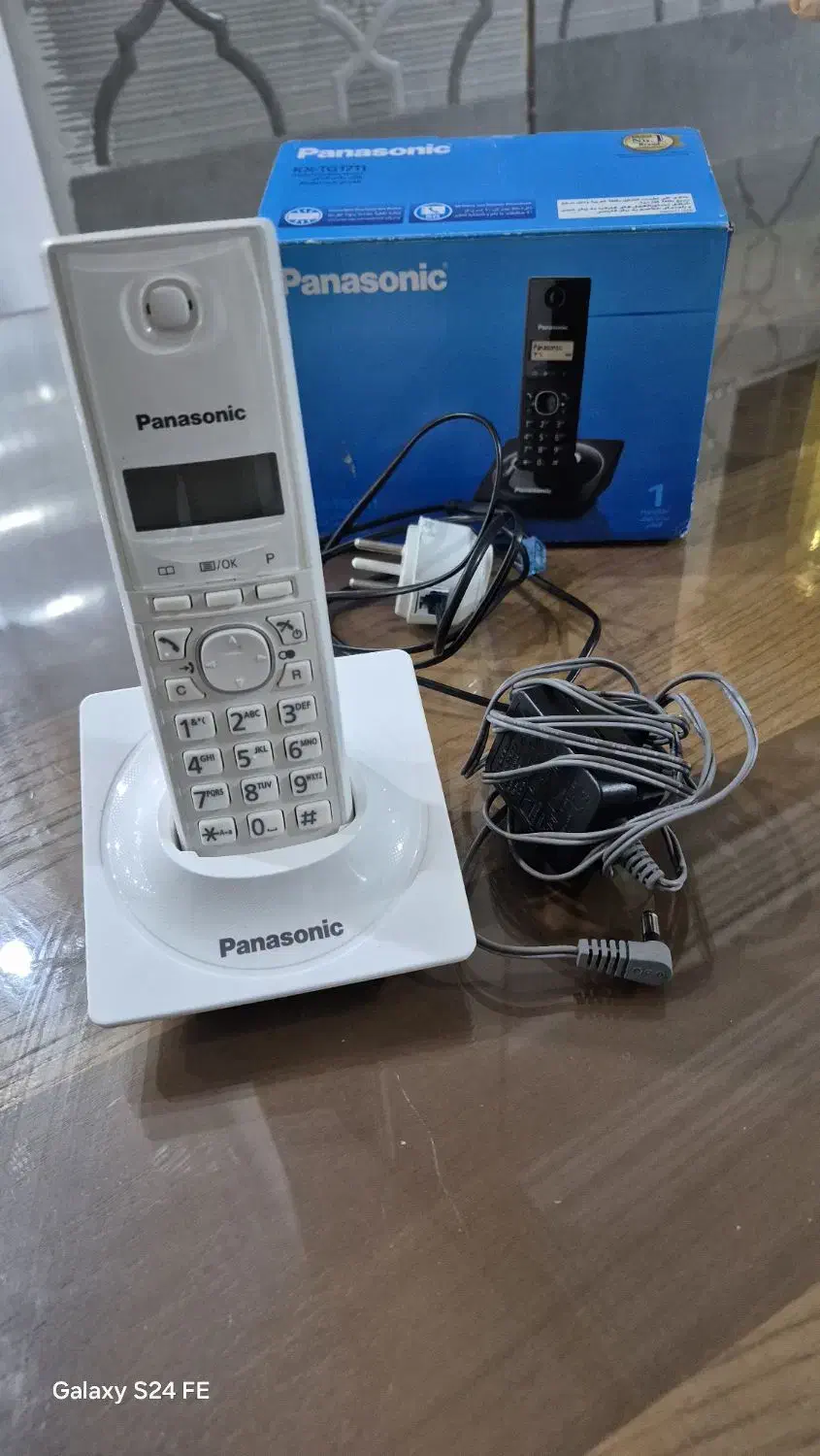 تلفن پاناسونیک بیسیم ۱۷۱۱|تلفن رومیزی|قائم‌شهر, |دیوار