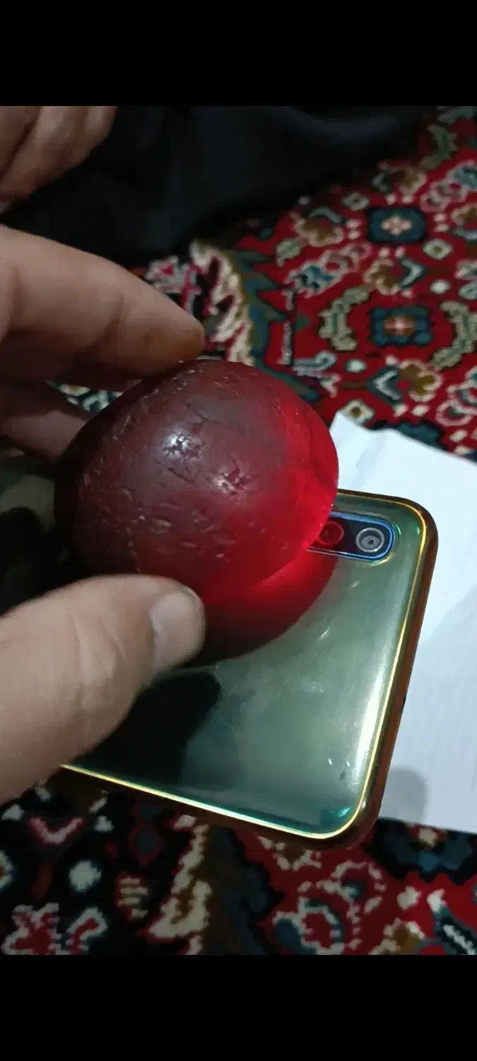 سنگ جواهری قرمز گبری کهنه قدیمی الماس یاقوت یشم|جواهرات|سنندج, |دیوار