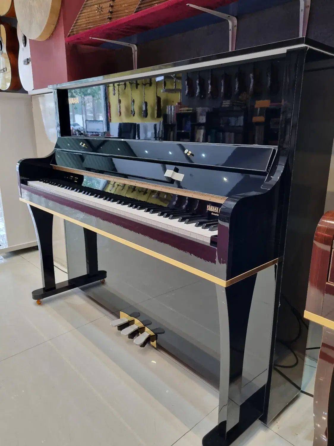 فروش اقساطی پیانو طرح آکوستیک یاماها مدل P145|پیانو، کیبورد، آکاردئون|اردبیل, |دیوار