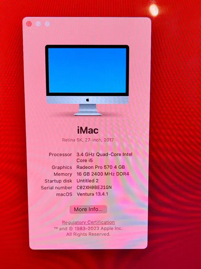 آی مک ۲۰۱۷ imac 2017|رایانه رومیزی|تبریز, |دیوار