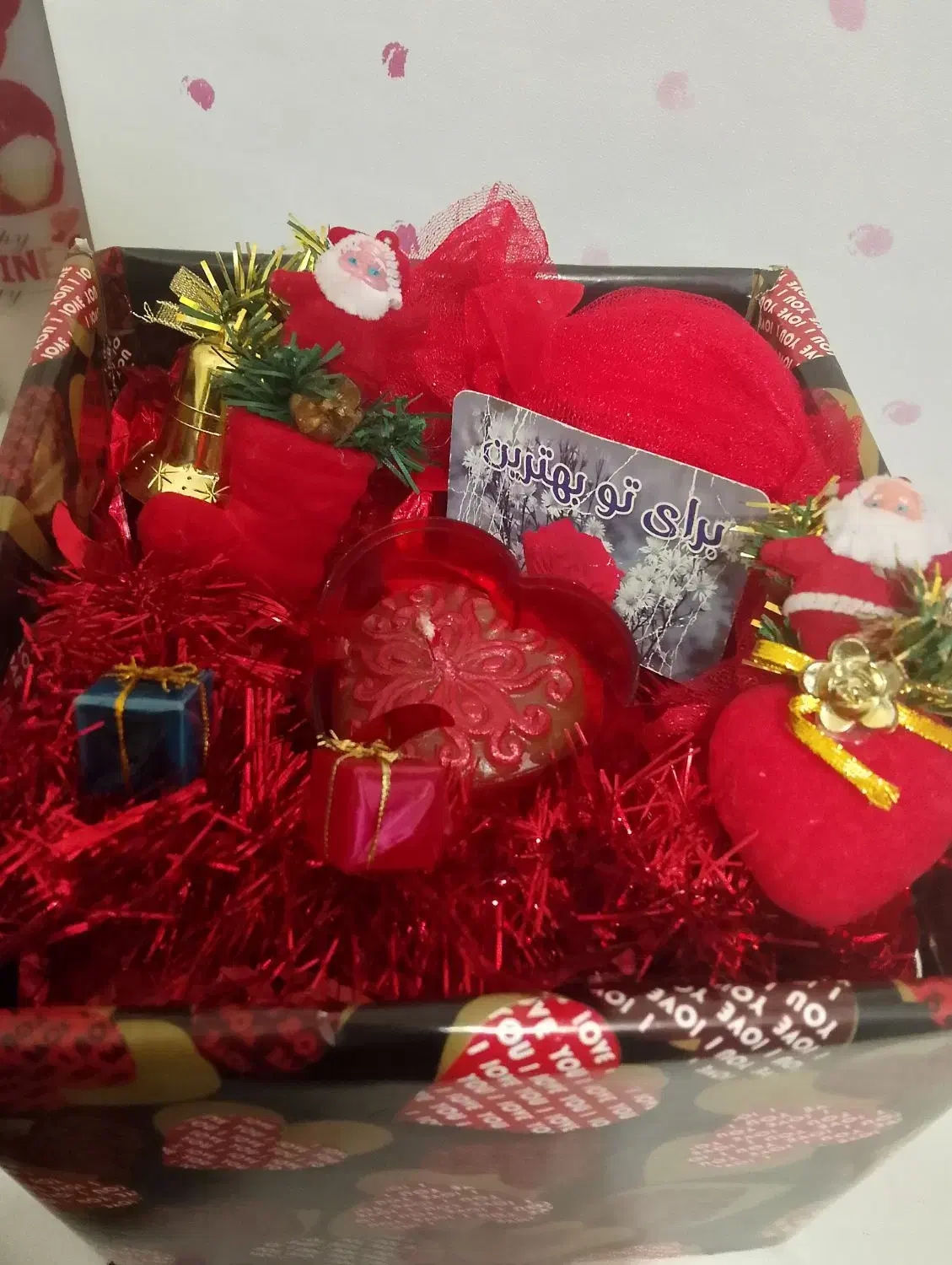 دکوری یلدایی با ژوپینگ هرجعبه فقط 100|مجسمه، تندیس، ماکت|قم, حاج خلیل|دیوار