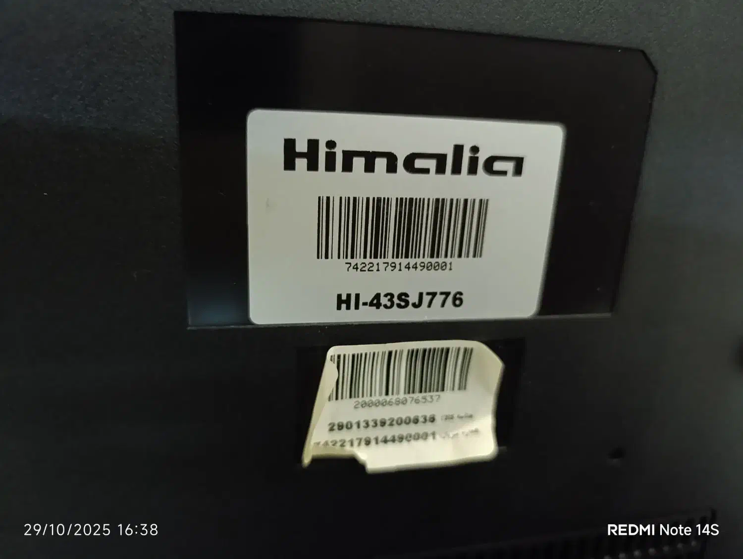 تلویزیون ۴۳ اینچ|تلویزیون و پروژکتور|اسلام‌شهر, شهرک قائمیه|دیوار