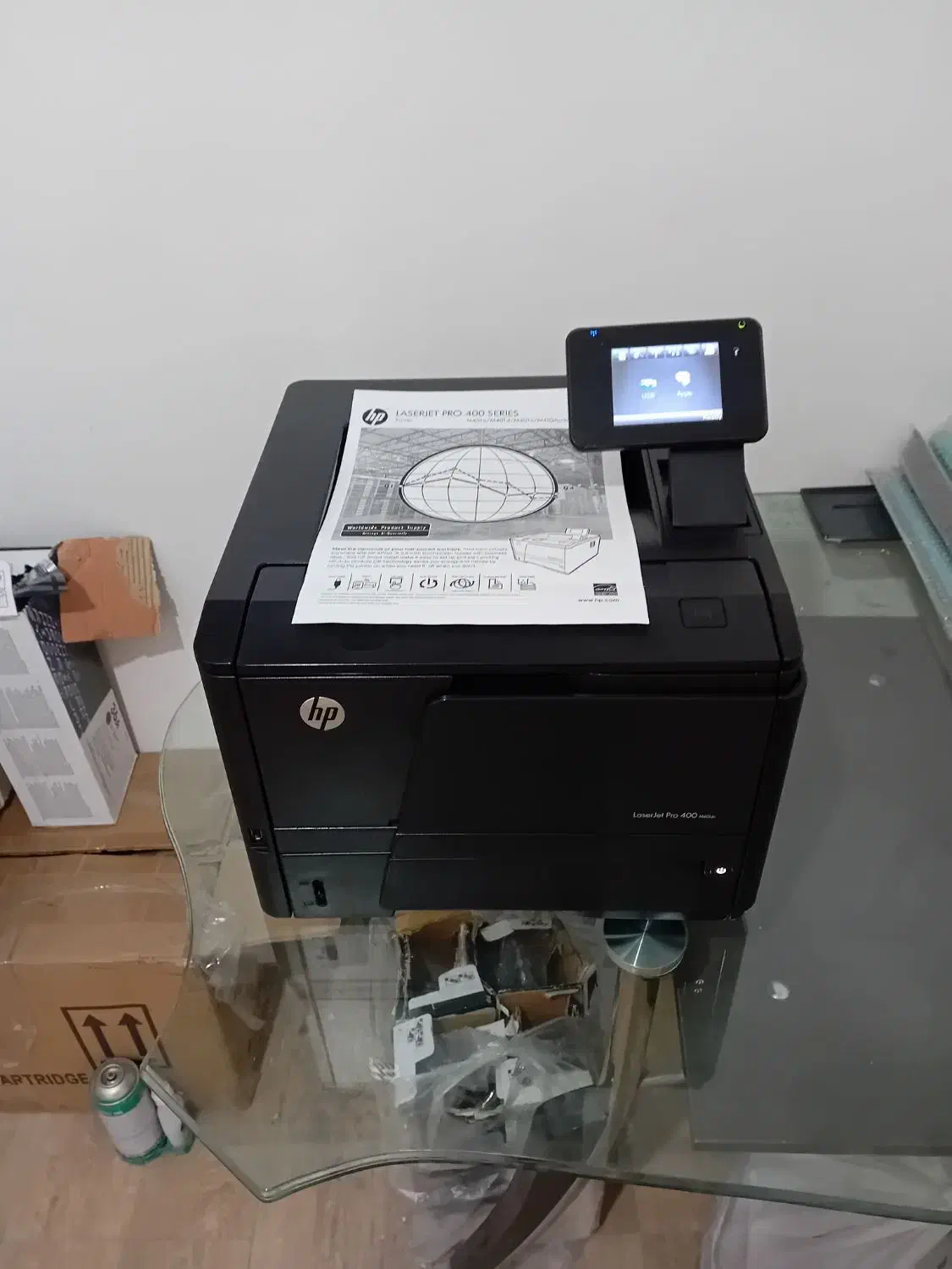 پرینتر لیزری دو رو زن وایرلس و شبکه hp401dnw|پرینتر، اسکنر، کپی، فکس|تبریز, |دیوار