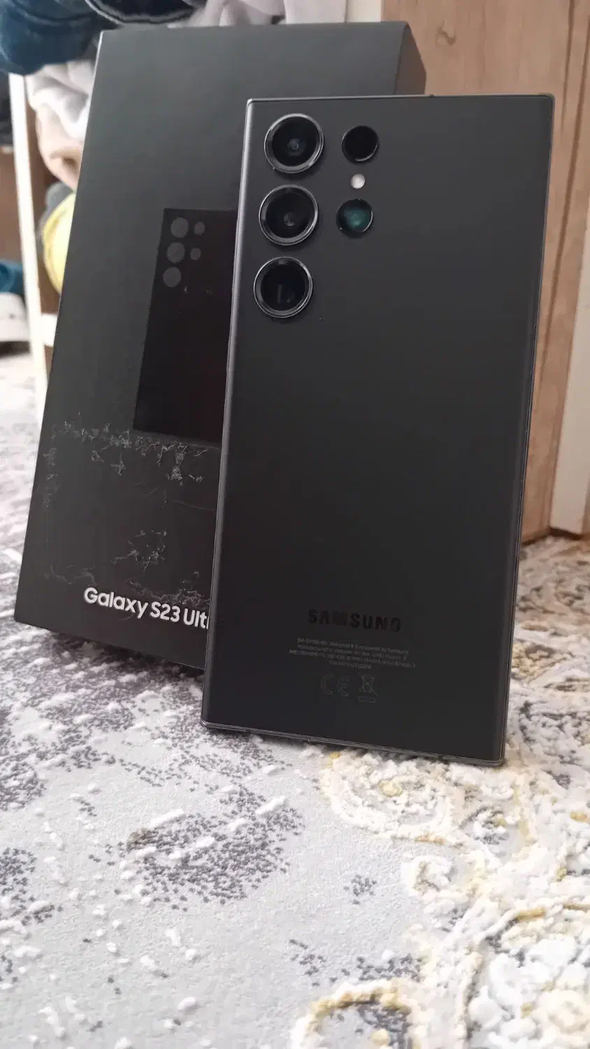 سامسونگs23ultraمشکی با حافظه ۲۵۶ گیگ رام۱۲|موبایل|کرج, بنیاد|دیوار
