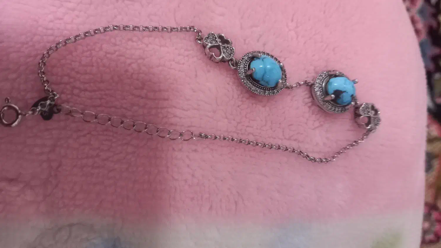 دستبندفیروزه اصل نو نقره|جواهرات|بندر ماهشهر, |دیوار