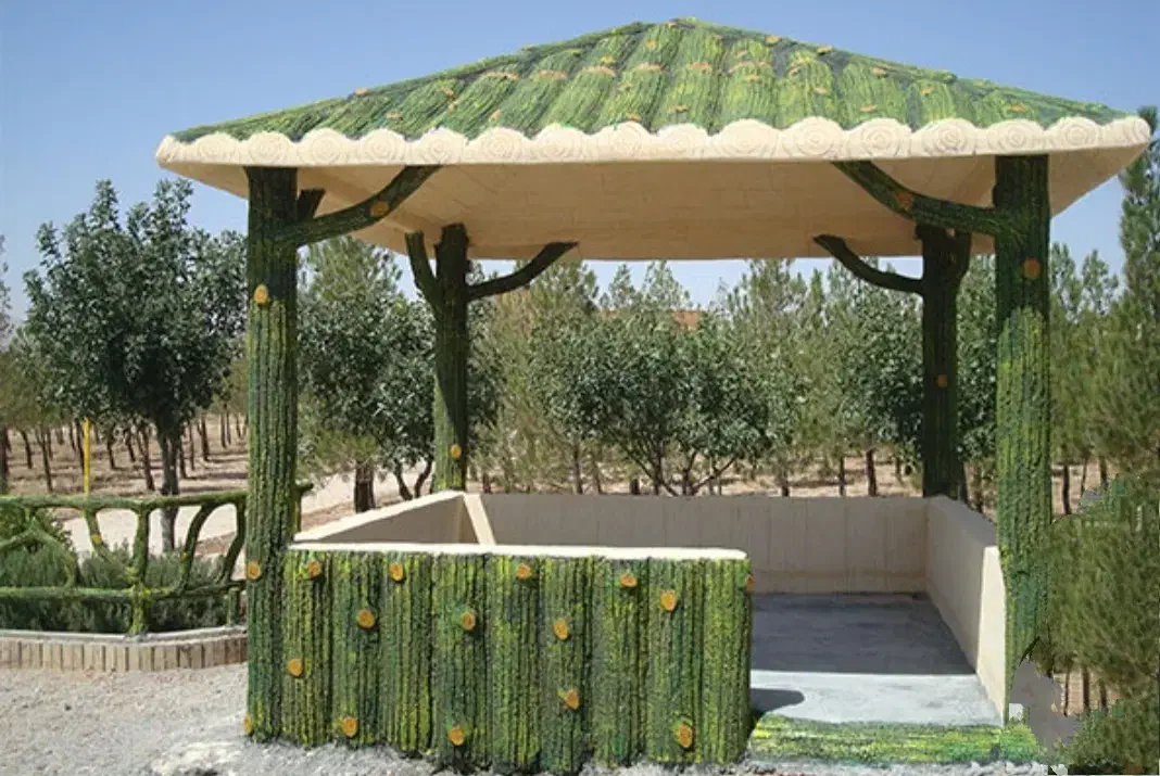 آلاچیق ،کباب پز،ابنما و نرده سیمانی|حراج|ساری, |دیوار