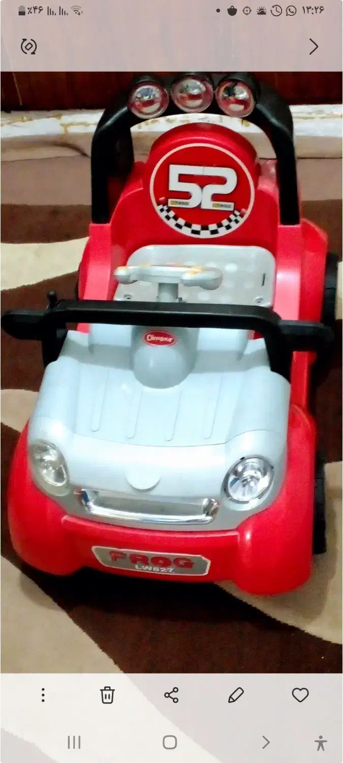 ماشین شارژی سالم فقط باطری وشارژر نداره|اسباب‌بازی بچه|محمدشهر, ولدآباد|دیوار