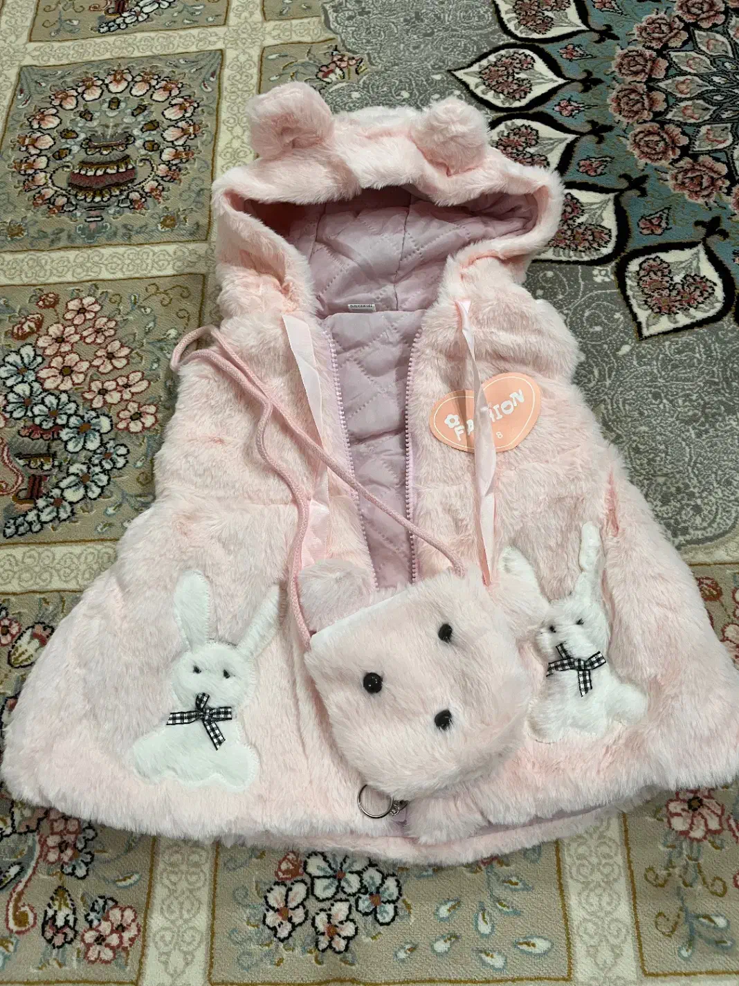 شنل موهر دخترانه|کفش و لباس بچه|بجنورد, |دیوار