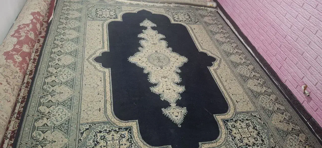 فرش (۱۲ و ۹ متری) با میز جلو مبلی|فرش|رشت, آزادگان|دیوار