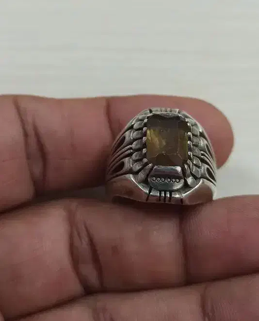 انگشتر نقره با نگین الکساندریت|جواهرات|بندرعباس, |دیوار