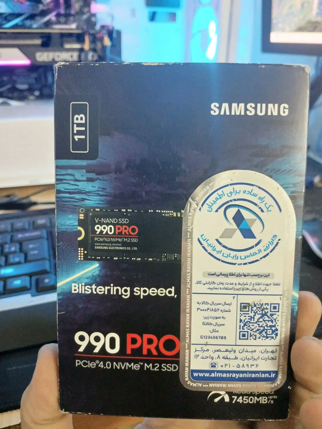 Samsung 990 Pro 1TB Nvme M2 Gen4 SSD|قطعات و لوازم جانبی رایانه|تهران, سلیمانی|دیوار