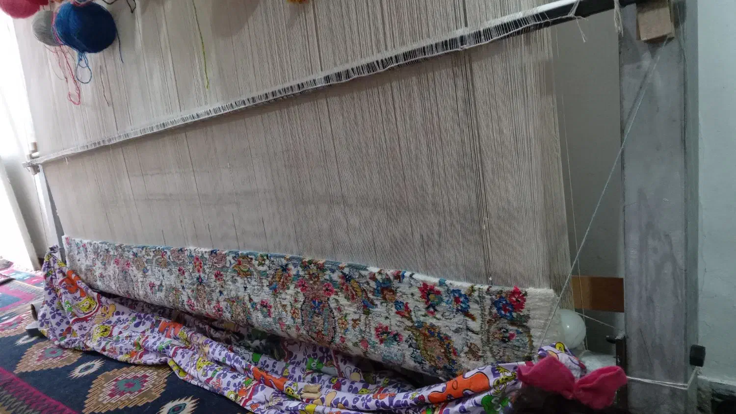 یک جفت قالی دستبافت ۶ متری|فرش|کرمانشاه, |دیوار