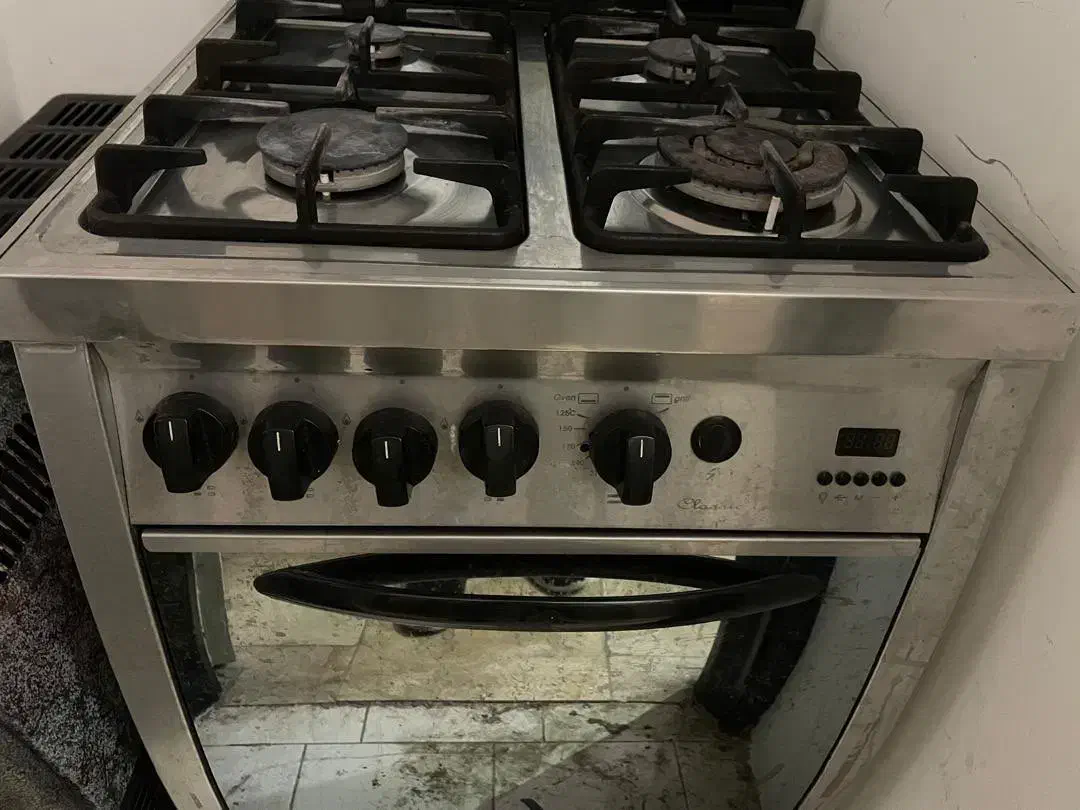 اجاق گاز چهار شعله تمام استیل تاکنوگاز|اجاق گاز و لوازم برقی پختوپز|رشت, سعدی (تختی)|دیوار