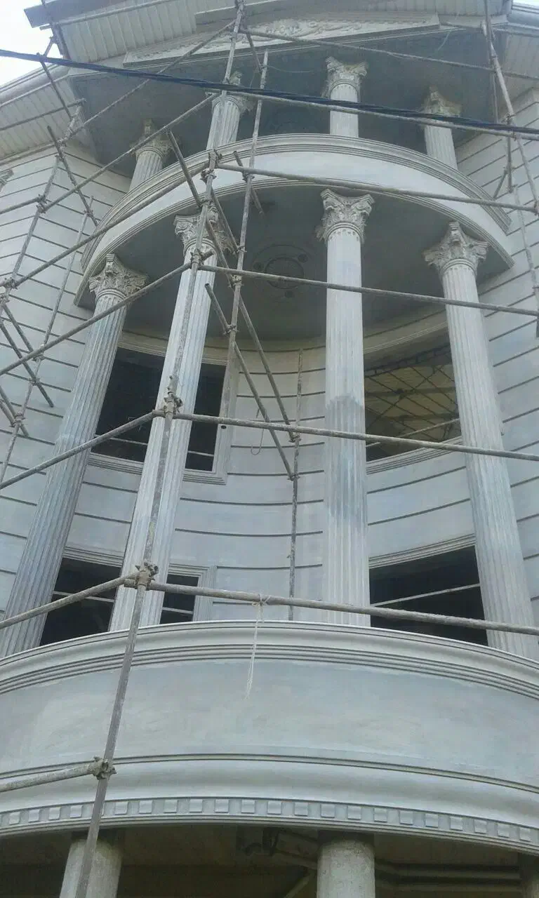 اجرای سیمان بری ونمارومی نمای ساختمان|خدمات پیشه و مهارت|صومعهسرا, |دیوار