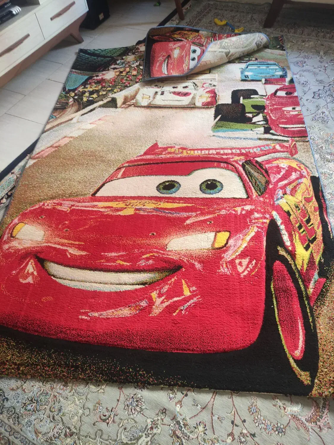 فرش چهار متری اتاق کودک|فرش|هشتگرد, شهرک صبا سوله|دیوار