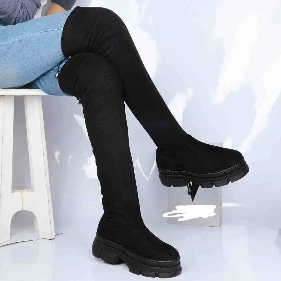 بوت مخمل بلند|کیف، کفش، کمربند|رشت, منظریه|دیوار