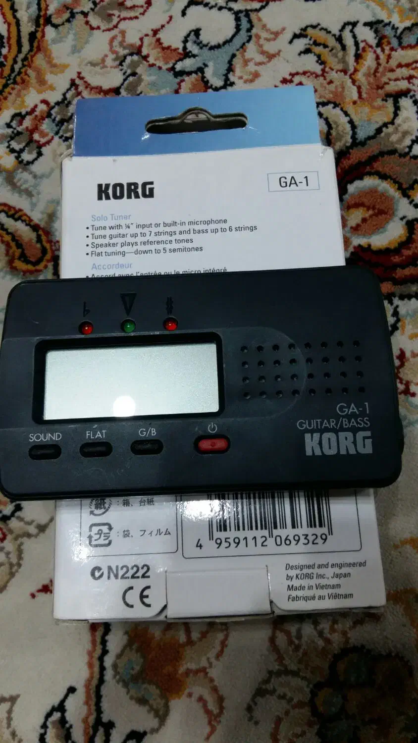 تیونر  گیتار  مدل Ga1 کورگ اصل ویتنام|گیتار، بیس، امپلیفایر|تهران, هفده شهریور|دیوار