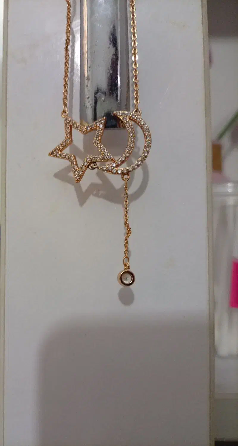 گردنبند ماه‌ستاره رنگ‌ثابت|جواهرات|شیراز, کرونی(خاتونک)|دیوار