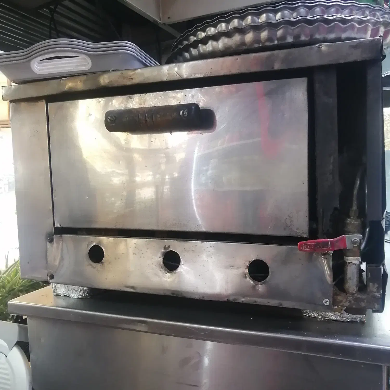 فر پیتزا (دهانه ۵۵ موتور بغل + فر صندوقی ۶ بشقاب)|کافی‌شاپ و رستوران|کرج, جهان‌شهر|دیوار