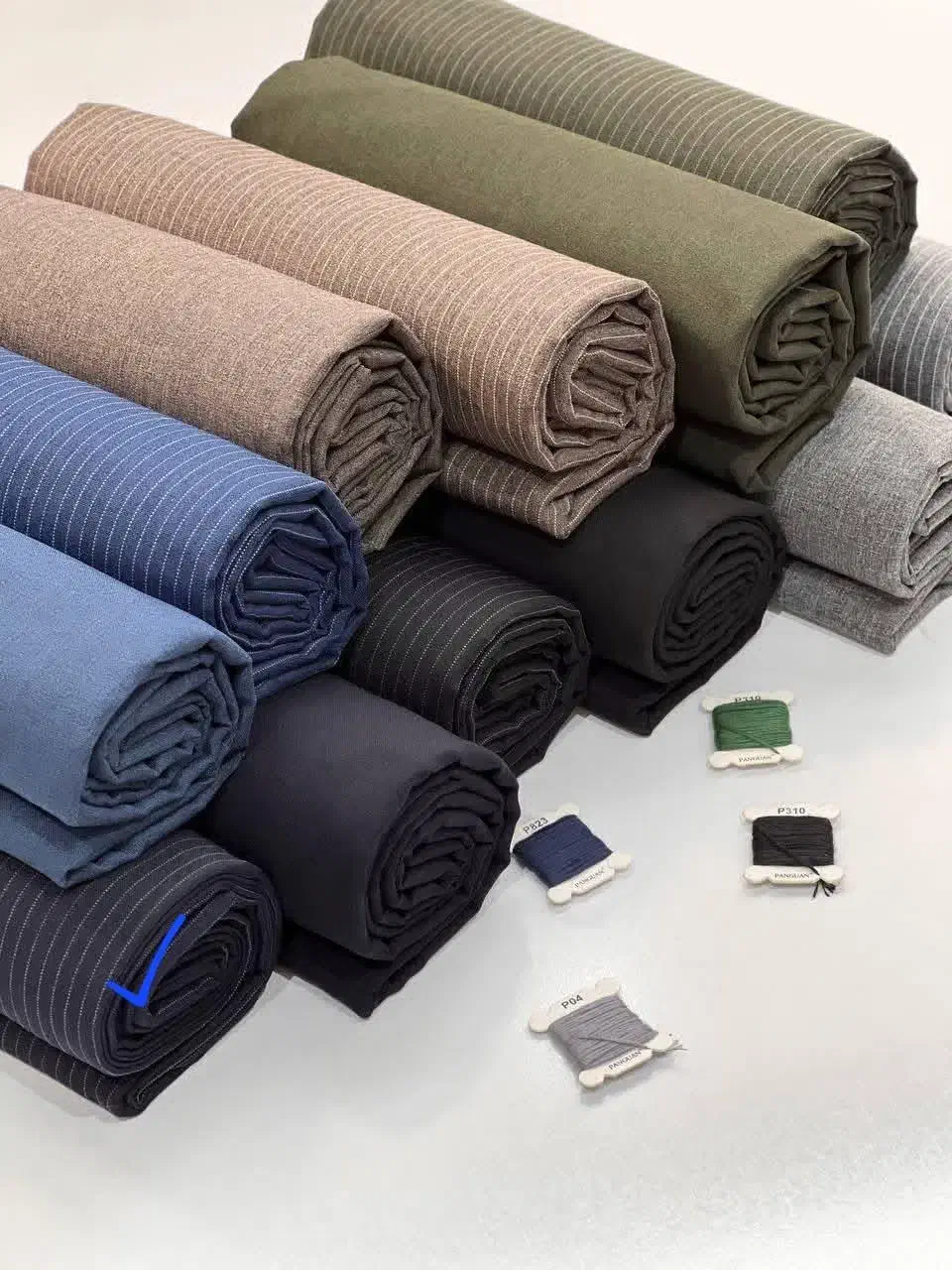 پارچه شانتون دیپلمات سرمه ای|لوازم خیاطی و بافتنی|کاشان, مدرس|دیوار