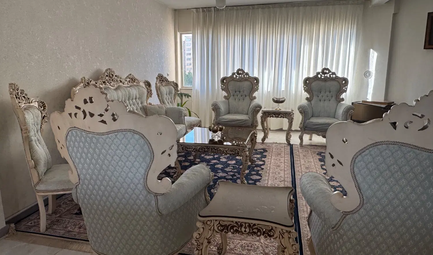 مبلمان ۹ نفره چوب اصل|مبلمان خانگی و میز عسلی|تهران, قصر فیروزه ۲|دیوار