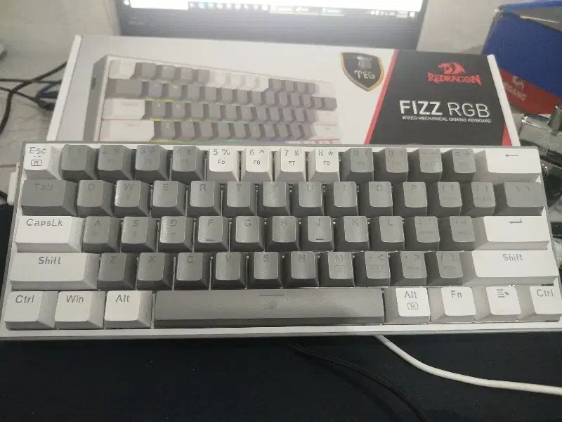 کیبورد رد دراگون K617fizz سوئیچ قرمز|قطعات و لوازم جانبی رایانه|تهران, نازی‌آباد|دیوار