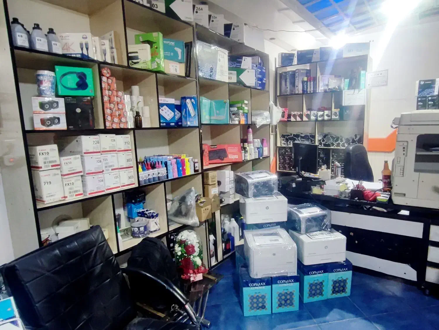 بارکد خوان فیش پرینتر لیبل زن فتوکپی کامپیوتر|پرینتر، اسکنر، کپی، فکس|تربتحیدریه, شهدا|دیوار