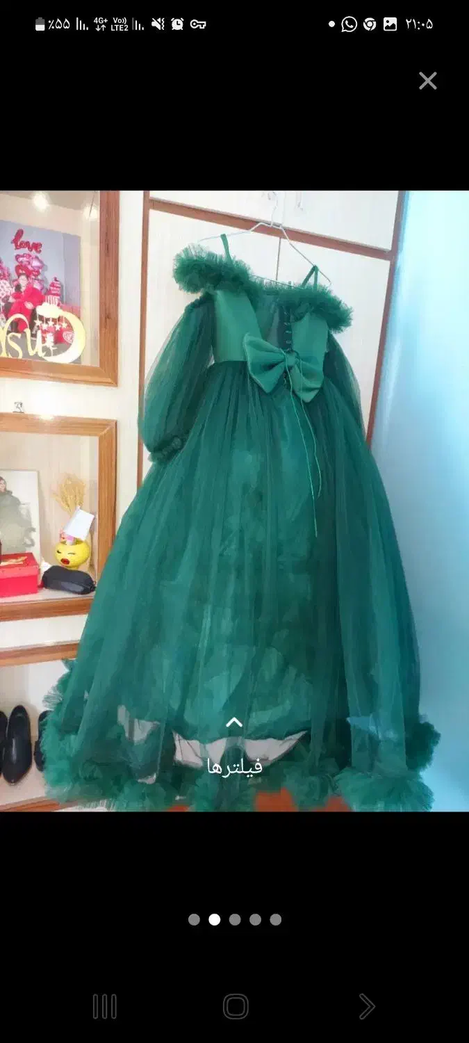 پیراهن مجلسی دخترانه|لباس|اسکو, |دیوار