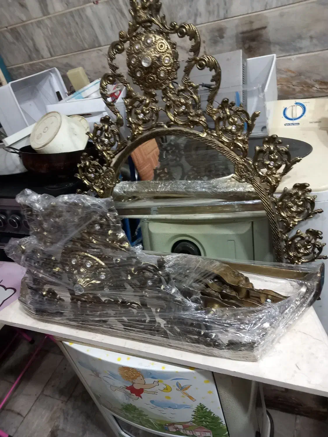 آینه و کنسول|بوفه، ویترین، کنسول|قدس, شهرقدس|دیوار