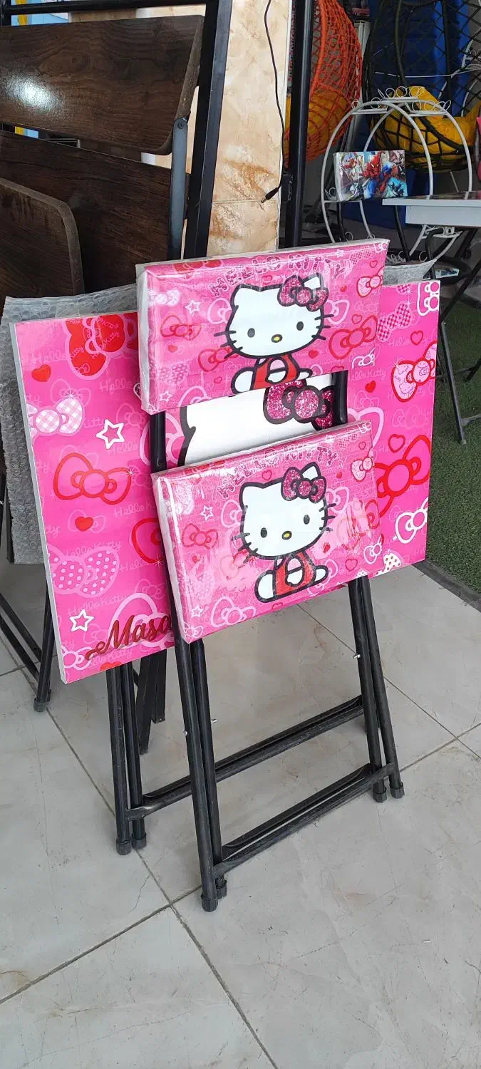 میز و صندلی تحریر کودک تاشو|میز تحریر و کامپیوتر|ارومیه, |دیوار