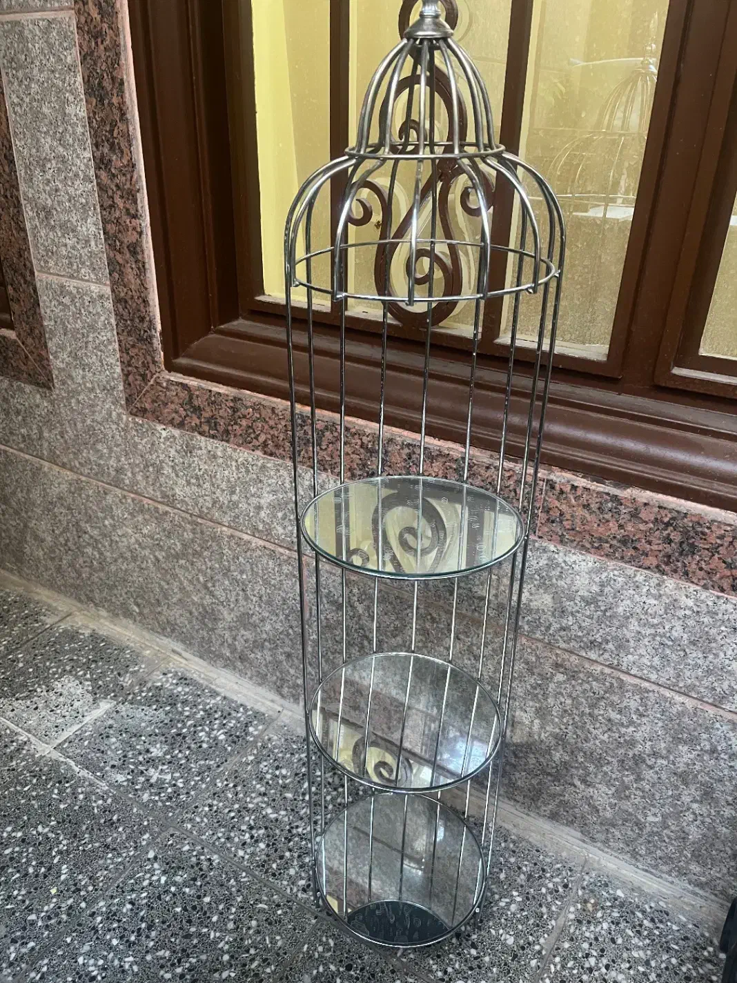 شلف آینه ای سالم|کتابخانه، شلف، قفسه‌های دیواری|قم, نخودی|دیوار