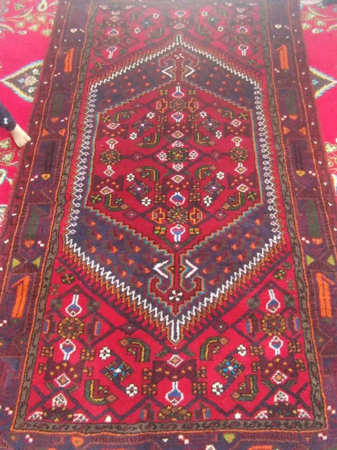 فرش دس بافت|فرش|قیدار, |دیوار