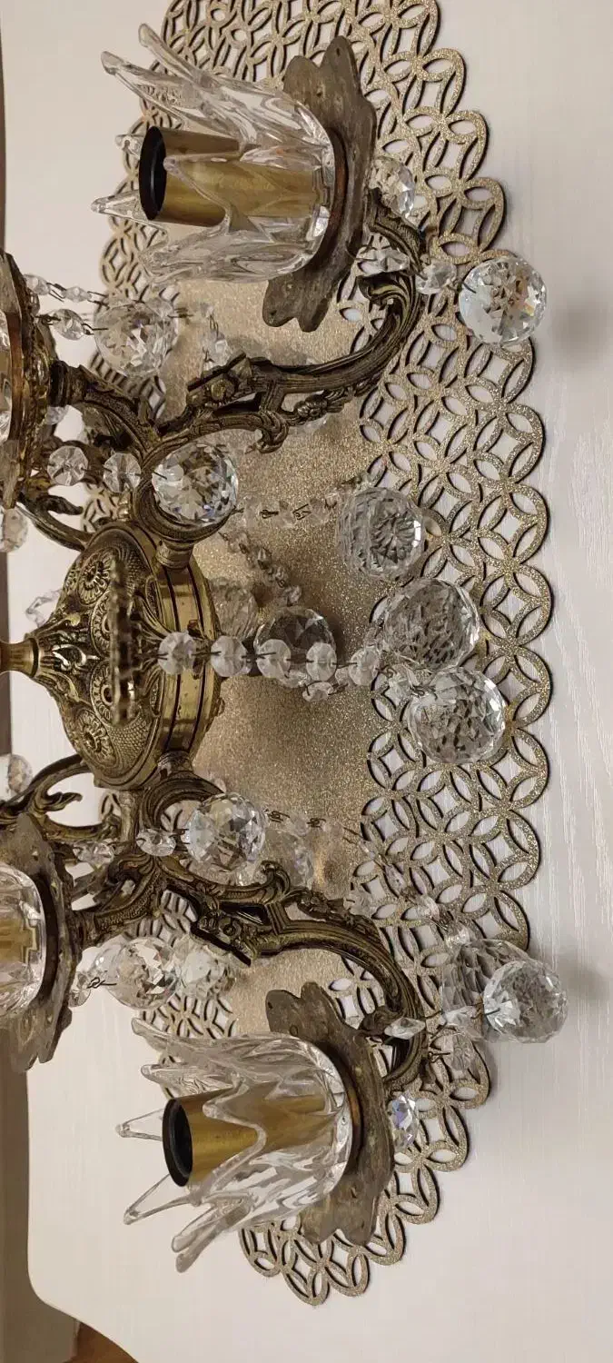 یک عدد لوستر تمام  برنز  سنگین|لوستر و چراغ آویز|ماهدشت, |دیوار