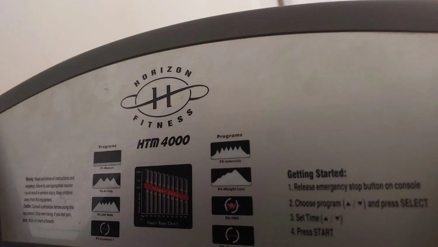 تردمیل Horizon Fitness HTM 4000|تجهیزات ورزشی|تهران, شهرک صدرا|دیوار