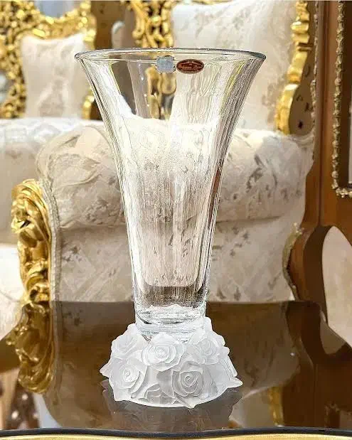 گلدان بوهمیا ۳۵ سانتی بزرگ، اصل چک ،کاملا نو|صنایع دستی و سایر لوازم تزئینی|تهران, فلاح|دیوار