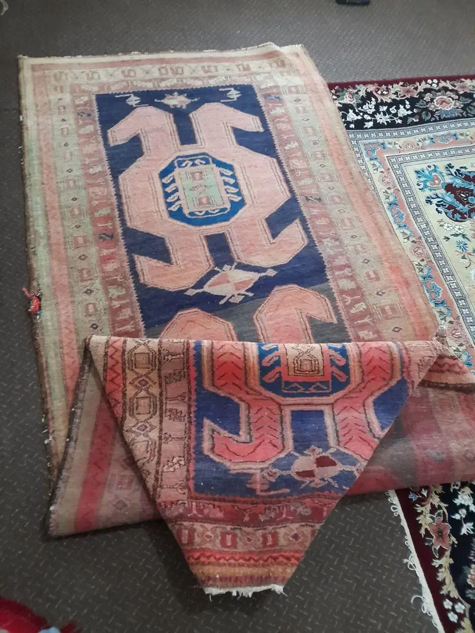 فرش دستباف قدیمی|فرش|پارس‌آباد, |دیوار