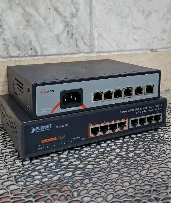 سوییچ ۶ و ۸ پورت|مودم و تجهیزات شبکه|تهران, جنت‌آباد شمالی|دیوار