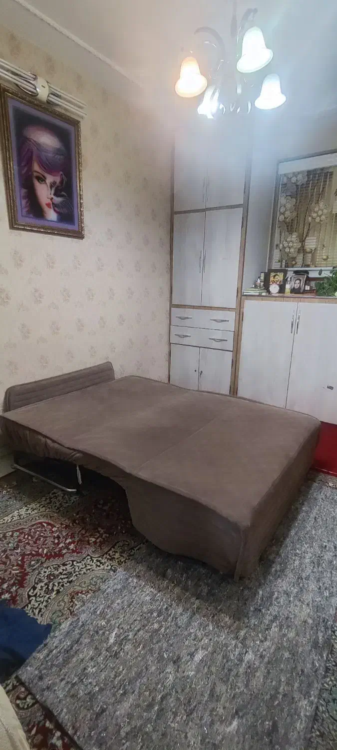 مبله تخته خواب شو|تخت و سرویس خواب|ری, شهادت|دیوار