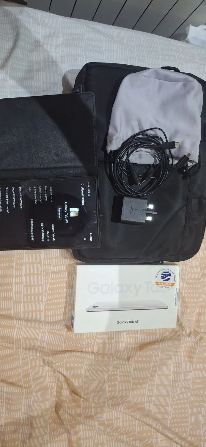 Galaxy tab A9 8gb 128Gb 5g (Plus Accessories)|تبلت|تهران, بهجتآباد|دیوار