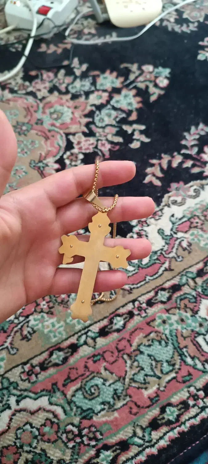 گردنبند مدل صلیب|زیورآلات و اکسسوری|اهر, |دیوار