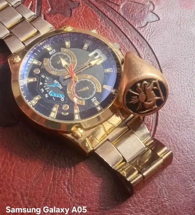 یک عدد انگشتر ثابت با ساعت تک متوره سالم|ساعت|آبدانان, |دیوار